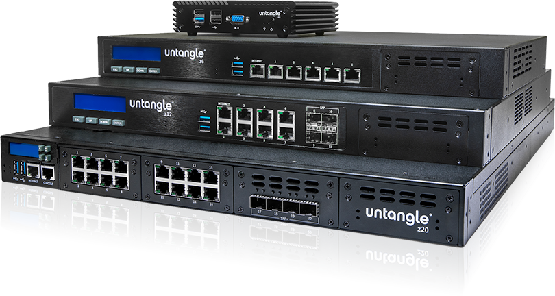 untangle firewall lan aggregation