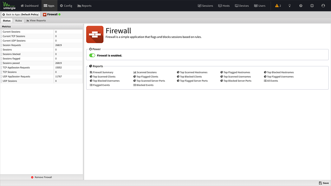 commit untangle firewall command line commit untangle firewall command line